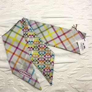 COACH SCARF TIE PURSE TIE